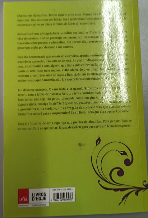 Livro "A Fada do Lar', de romance e comédia, muito interessante.