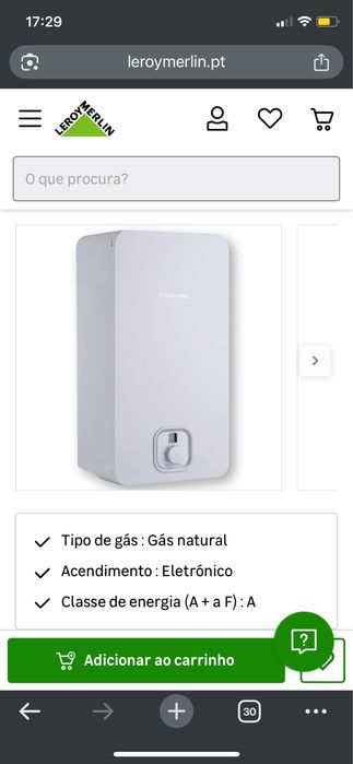 Vendo esquentador vulcano .