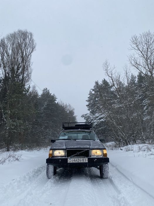 Volvo 760 . 2.5tds с бмв е39. Лифтованая подвеска подойдет для ЗСУ