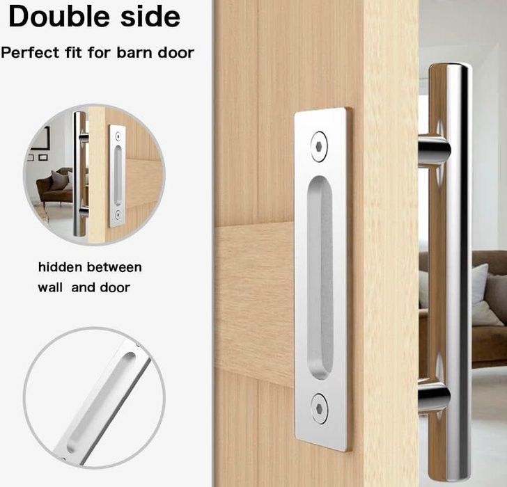 Klamka o drzwi LOFT stal nierdzewna 30cm