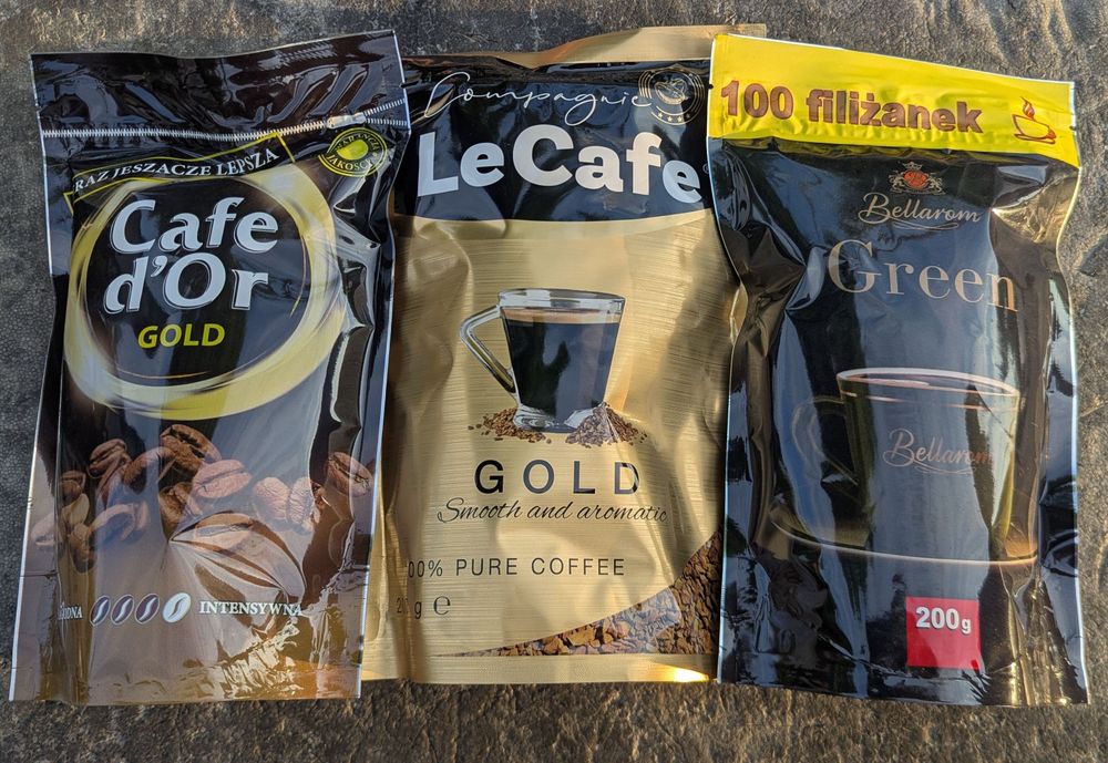 Кава розчинна, сублімована, гранульована.