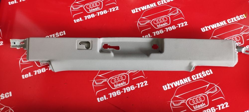 Audi A4 B6 2.5 Kombi 01r Tapicerka Słupków Jasno Szary