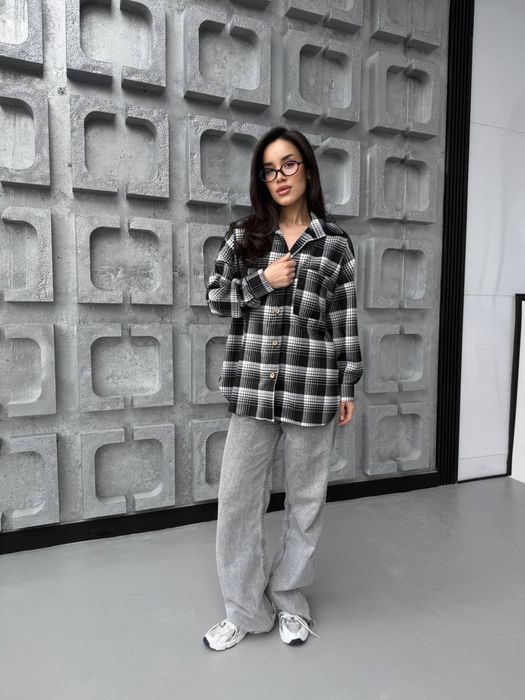 Сорочка жіноча в клітку