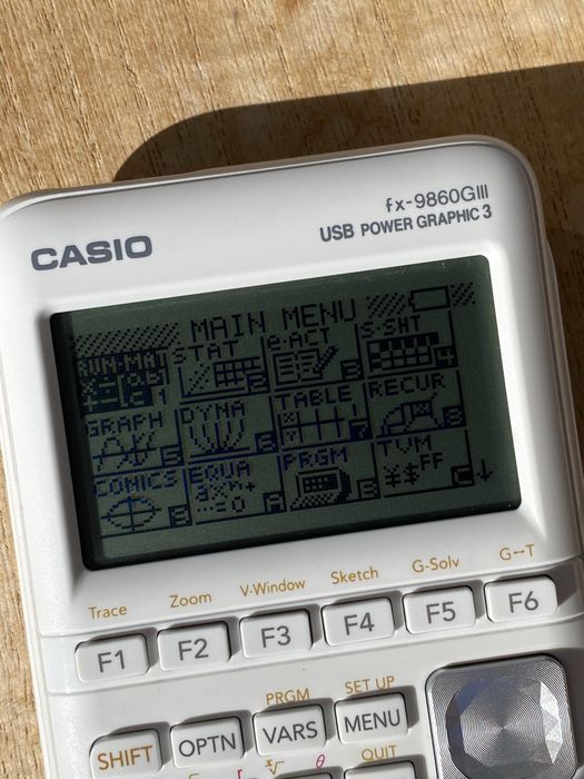 Calculadora gráfica CASIO fx-9860 giii