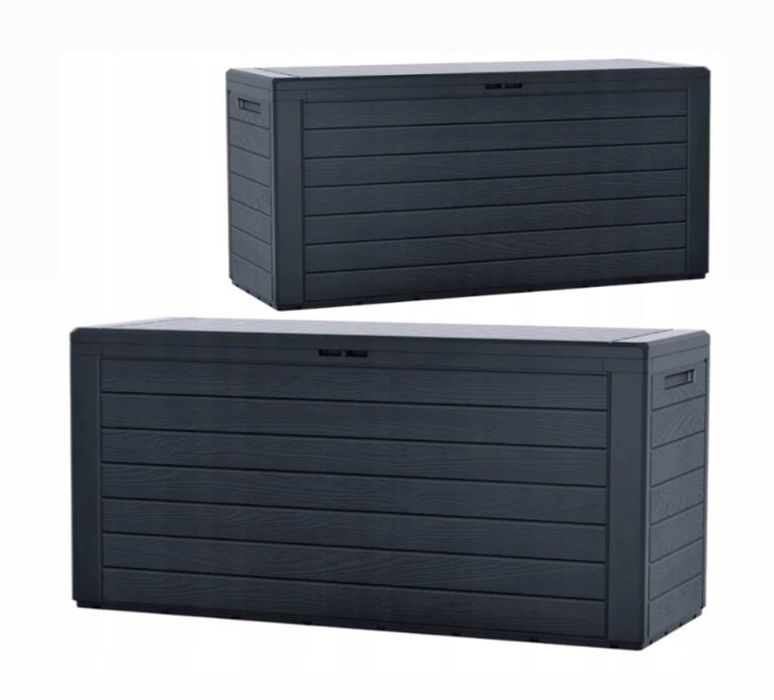 Skrzynia Ogrodowa Schowek 280 L na Ogród Taras Balkon Duża Pojemna