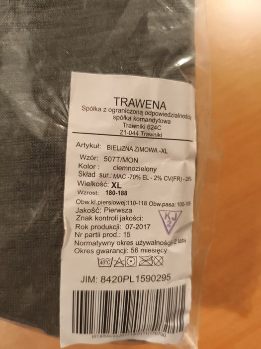 Bielizna zimowa mon