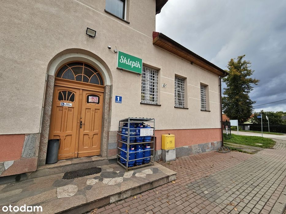 Lokal użytkowy - jedyny sklep w Krępie 63,98 m z piwnicą 29,65 m