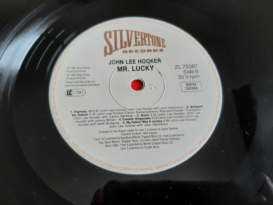 John Lee Hooker - Mr. Lucky - Europa - Vinil LP