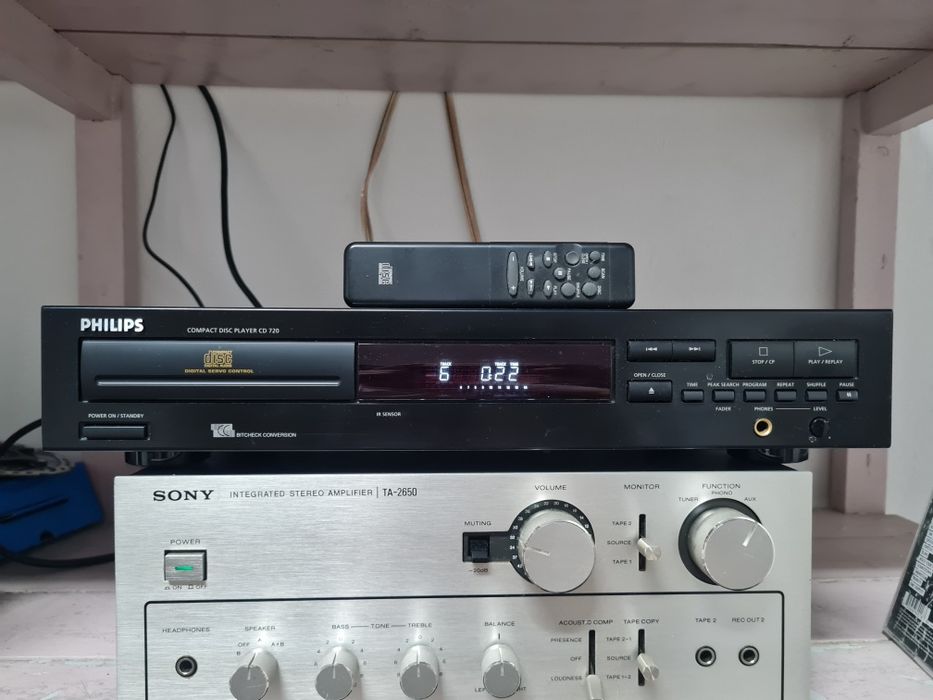 Philips cd 720 pilot odtwarzacz dac TDA1545A
