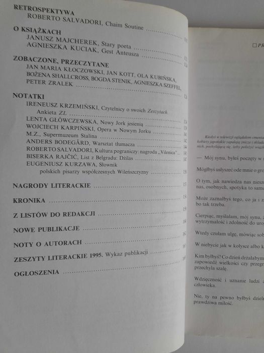Zeszyty Literackie 53 / 19996