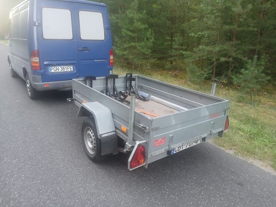 Przyczepa towarowa do przewozu motocykla quada mebli rowerów