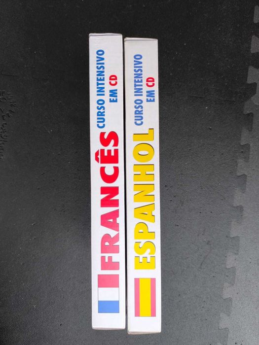 Curso de espanhol e francês com CD's