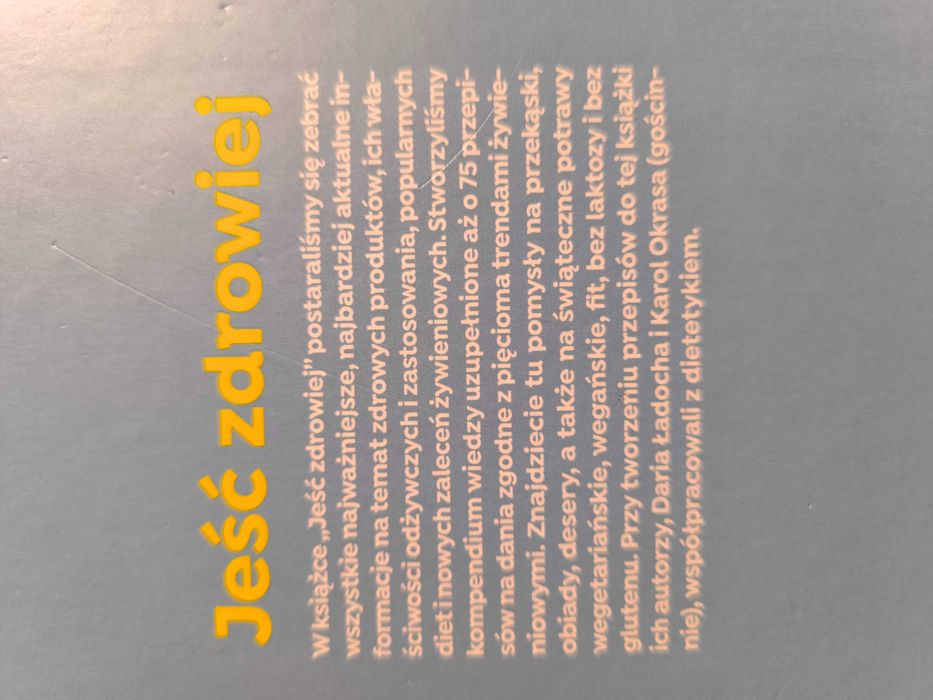 Książka "Jeść zdrowiej"