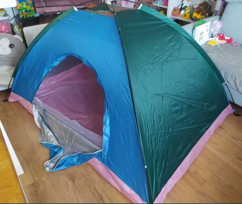 NAMIOT DLA DZIECI do zabawy w domu ogrodzie 2x1,5m w pokrowcu