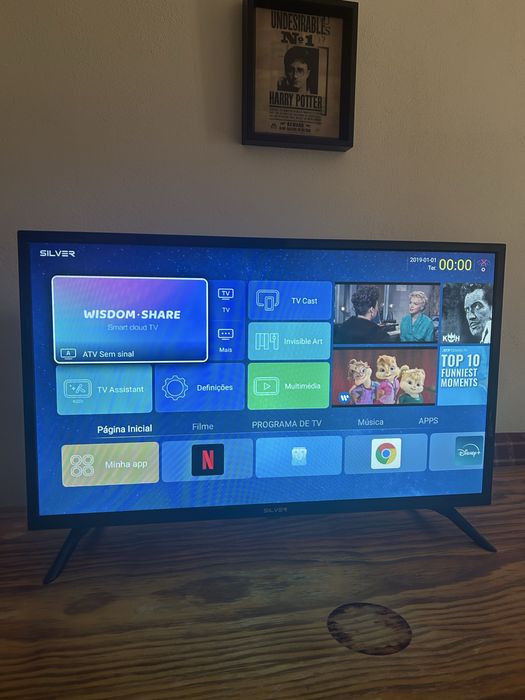 Tv smart silver