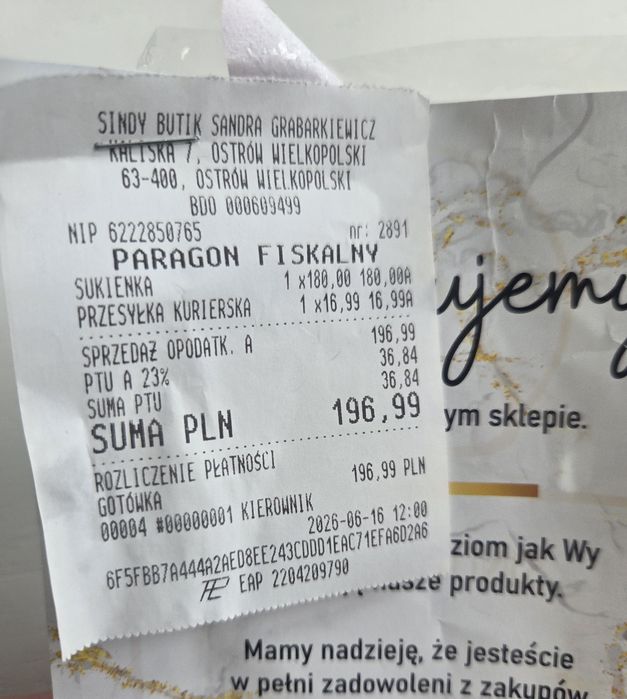 Nowa z metką sukienka uni beż