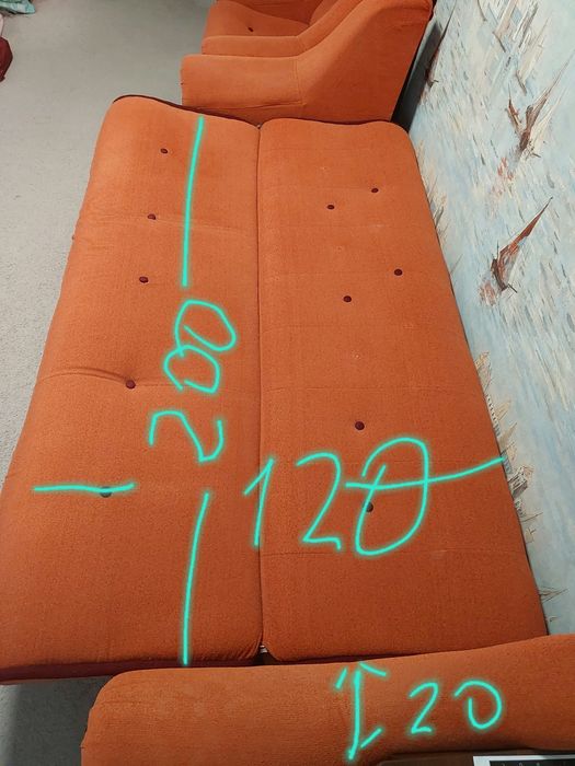 Диван розкладний 2400х1000 см