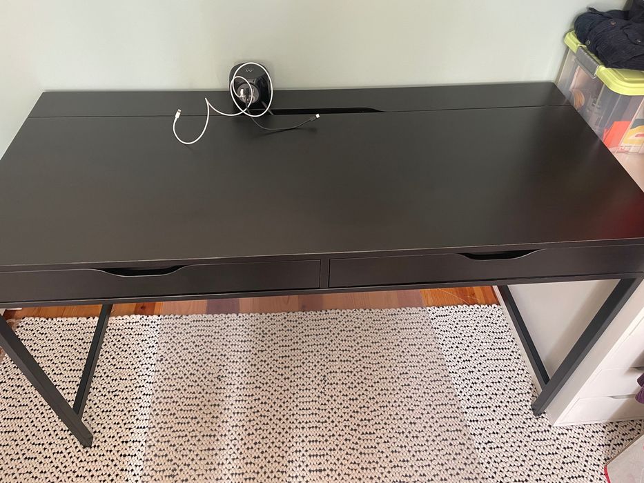 Ikea escritorio ALEX 132x58 preto