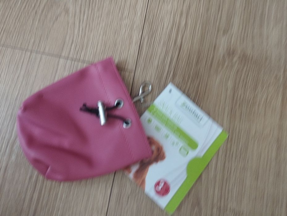 Różowy nowy worek na przysmaki