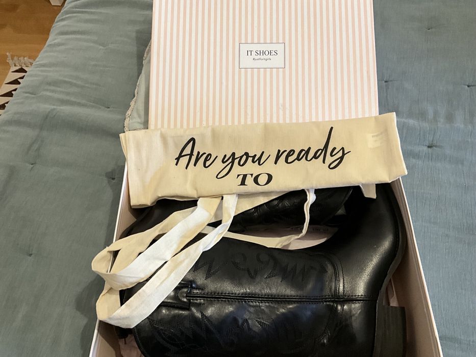 Botas IT Shoes pretas n-37