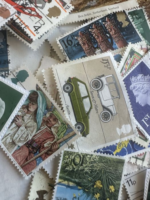 Lote de 100 Selos Inglaterra - Todos diferentes