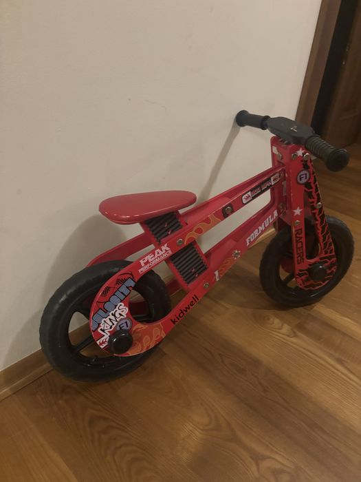 Rowerek drewniany dziecięcy biegowy