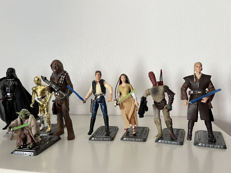 Star Wars figuras, naves e acessorios