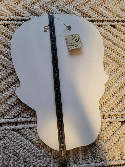 Lustro z mozaiki w kształcie czaszki skull Hand made in Bali