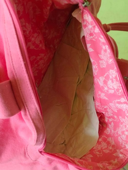 Tchibo różowa torebka bawelniana