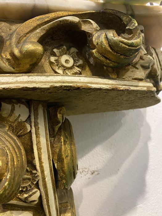 Consola de Parede com Tampo de Mármore