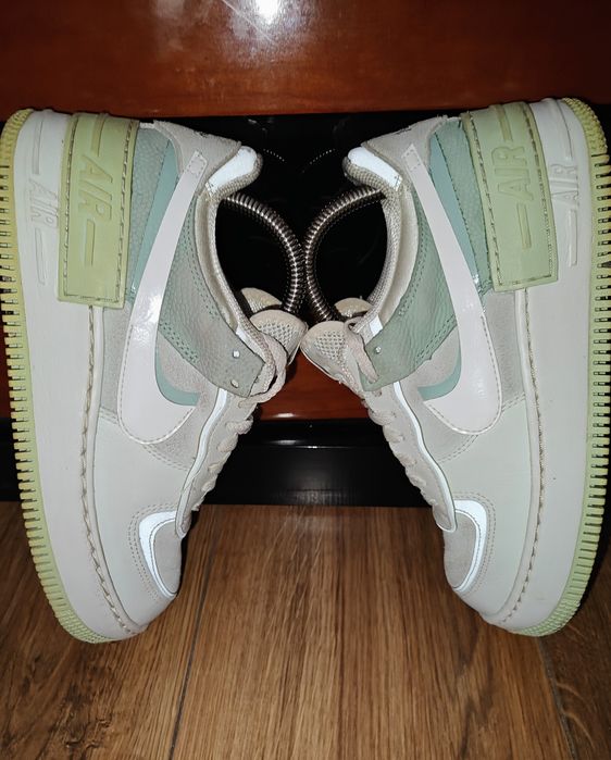 Damskie śliczne sneakersy Nike Wmns Air Force 1 Shadow r 38.5 BDB+!
