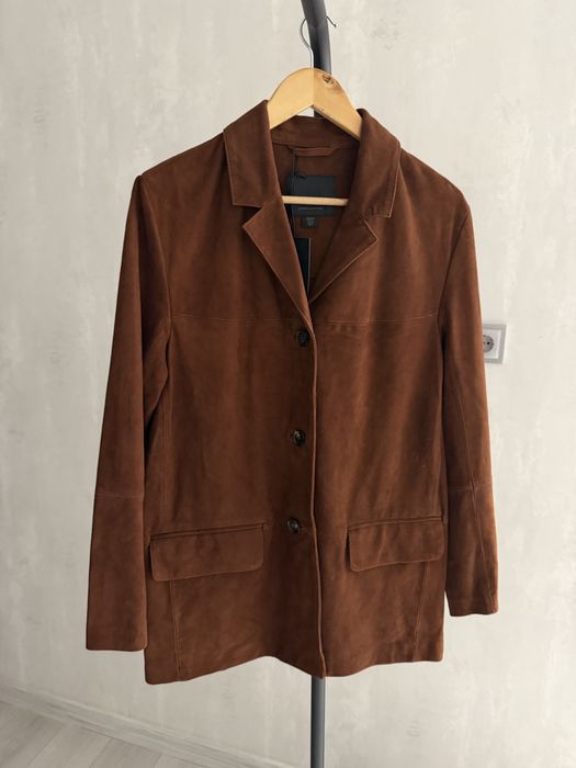 Замшевий піджак куртка Zara