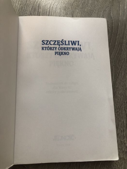 podręcznik do religii dla klasy szóstej