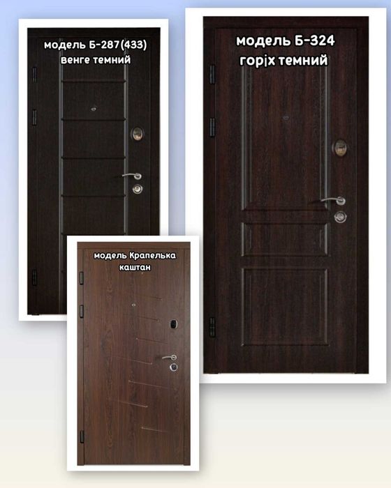 Вхідні двері в квартиру виробник Наші Двері Колекція Рубіж