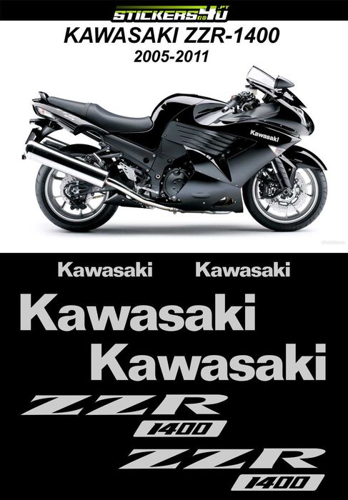 KIt Autocolantes Kawasaki vários modelos