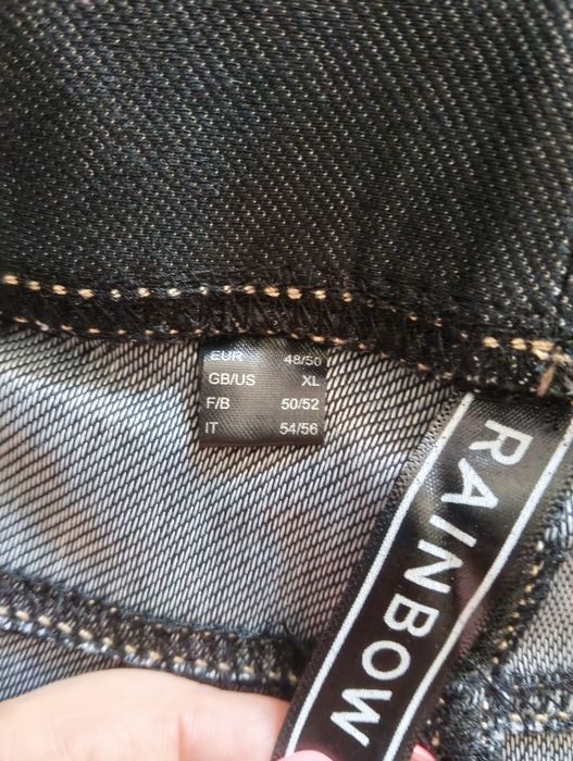 Legginsy Damskie o wyglądzie dżinsów Bonprix