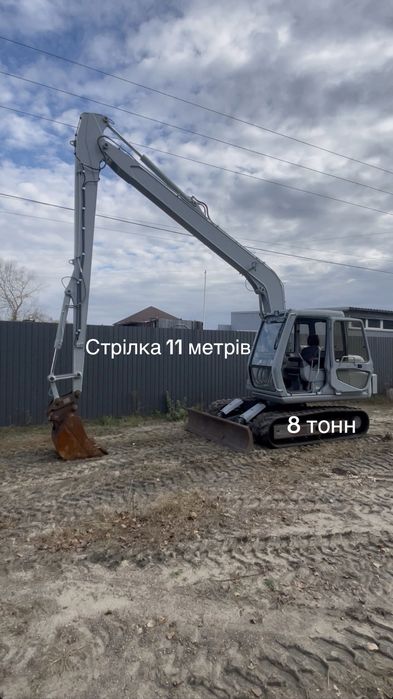Довгорукий гусеничний екскаватор 11 , 16 , 20 ,метрів (від 8-35 тонн)