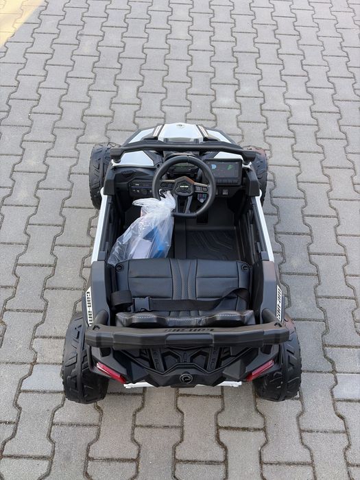 Auto na Akumulator BUGGY CAN AM MAVERICK Turbo RR 4x200W 24V 7Ah Biały