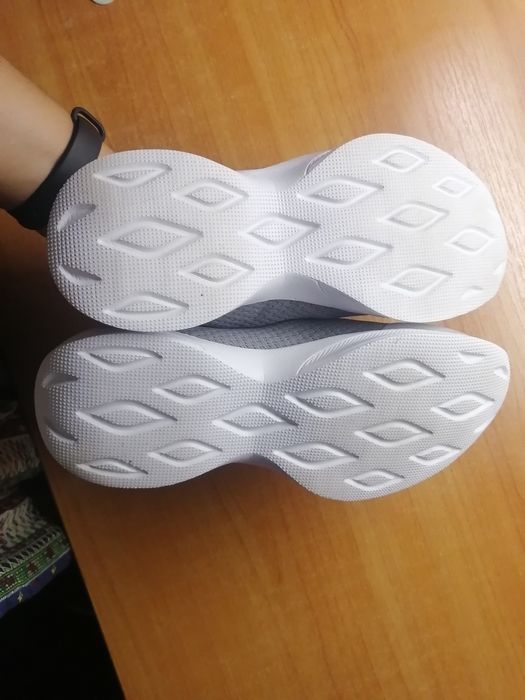 Женские лёгкие серые кроссовки мокасины кеды 35.5-36 р.