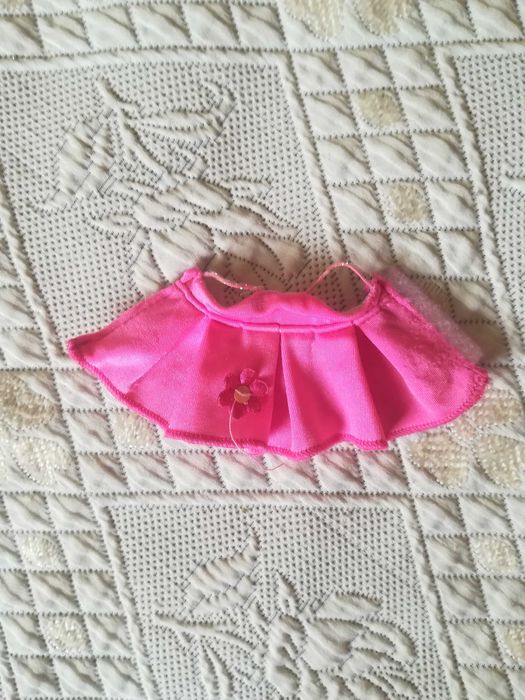 Vestido Rosa para Boneca pequena