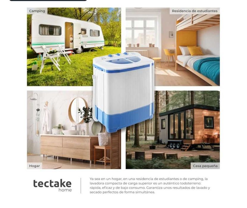 Maquina de lavar 4,5 kg com Centrifugadora de 3,5 kg