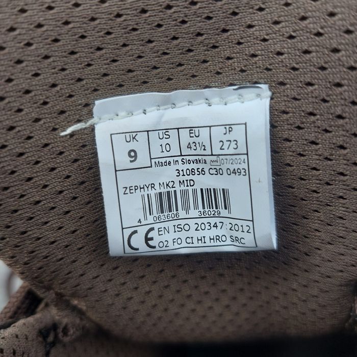 Buty lowa zephyr mid  roz. 43.5