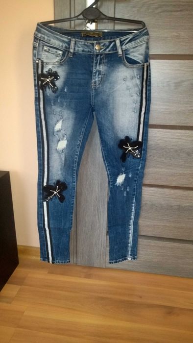 Spodnie jeansowe zrobione s m