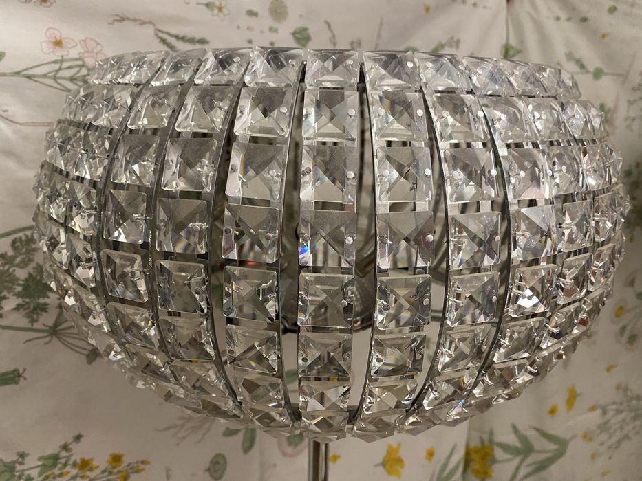 Candeeiro de pé em cristal