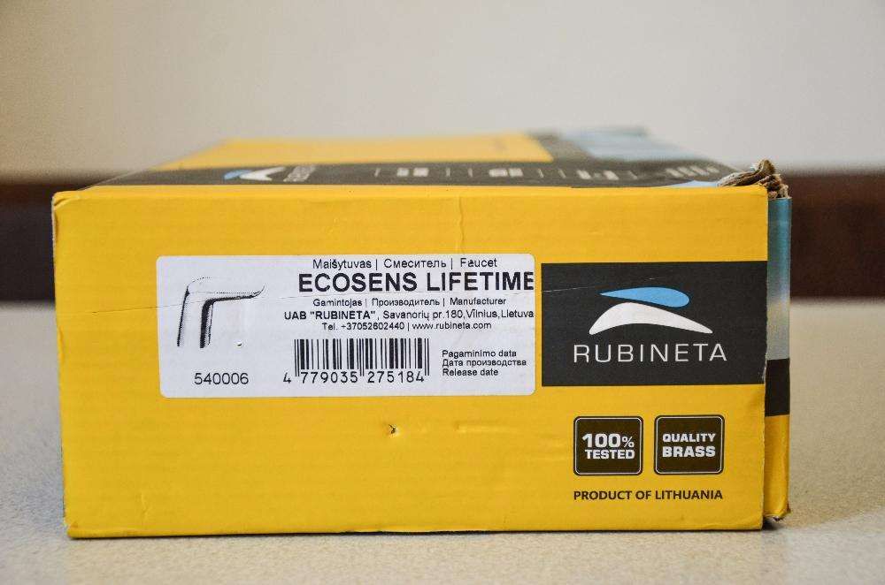 Смеситель сенсорный RUBINETA Ecosens LIFETIME