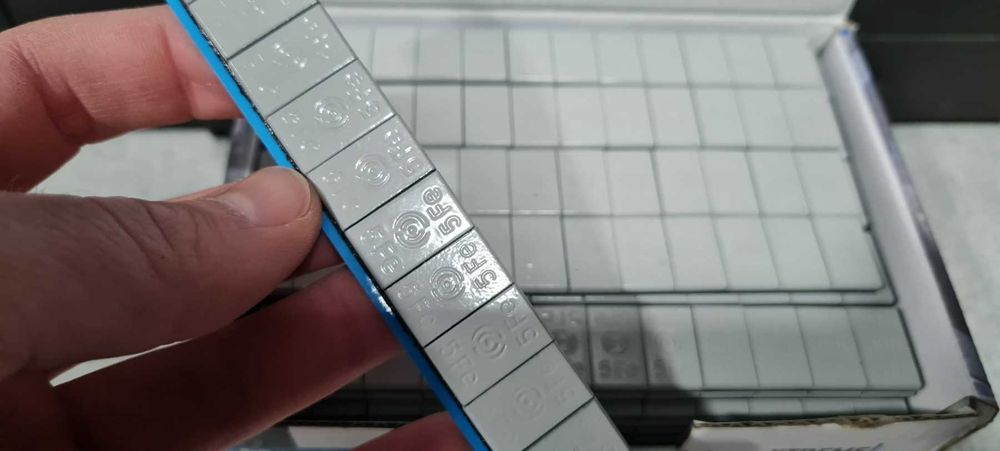 Грузики на колеса для балансування, для балансировки колес с 12х5г