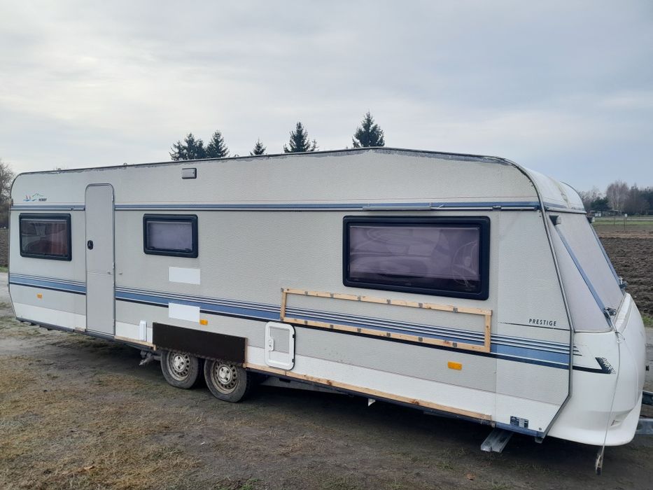 Przyczepa kempingowa Hobby,prysznic ciepła woda,wc z dachem,transport