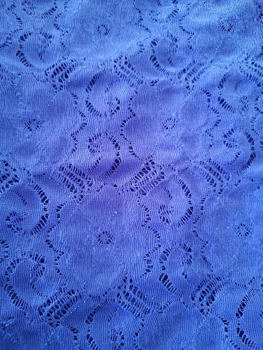 Materiał do szycia koronka elastyczna chabrowa