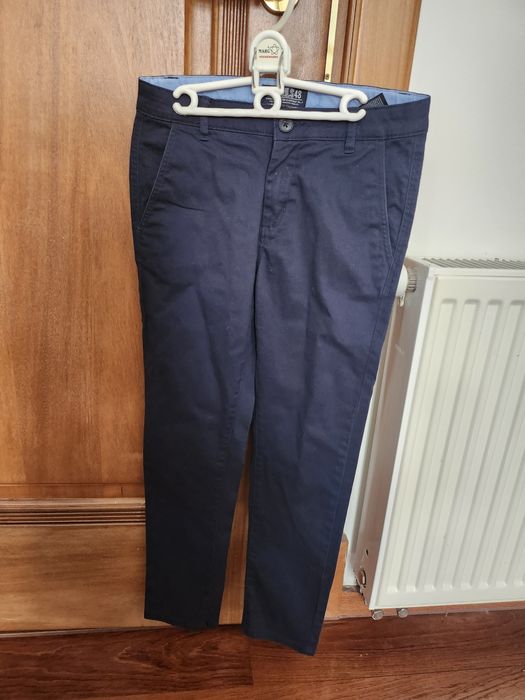 Spodnie granatowe H&M r 146