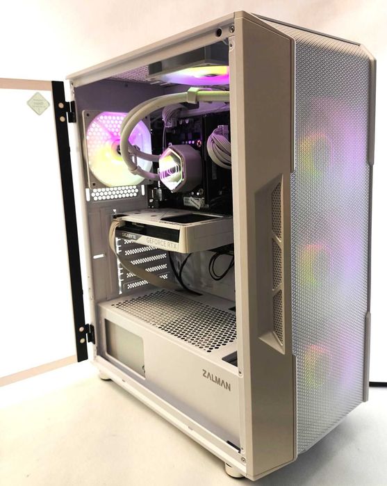 Komputer do GIER biały Core i5 6 rdzeni 16GB 1TB SSD RTX 5060 8GB NOWA